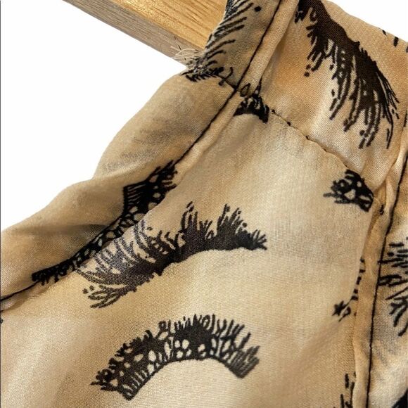 Nude Eyelash Print Light Weight Tank Dress 8 - Picture 6 of 9